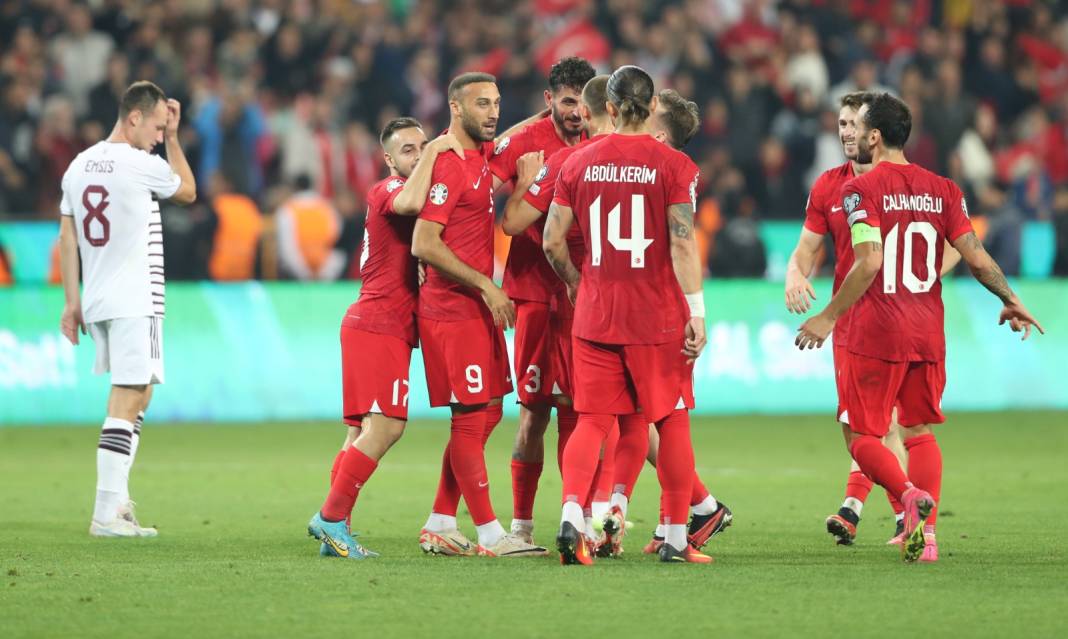 Türkiye - Letonya maçı fotoğrafları 28
